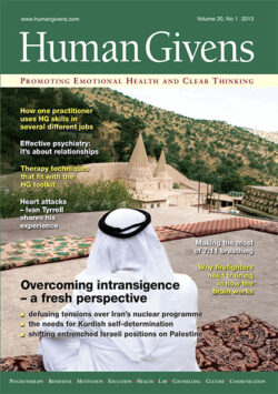 Human Givens Journal – Vol 20, No. 1: 2013